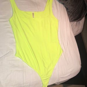 Neon Yellow Bodysuit